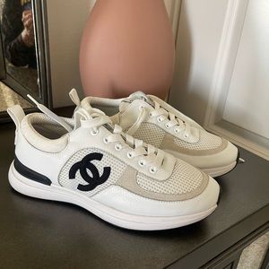 CHANEL SNEAKERS G37491 WHITE SZ 40